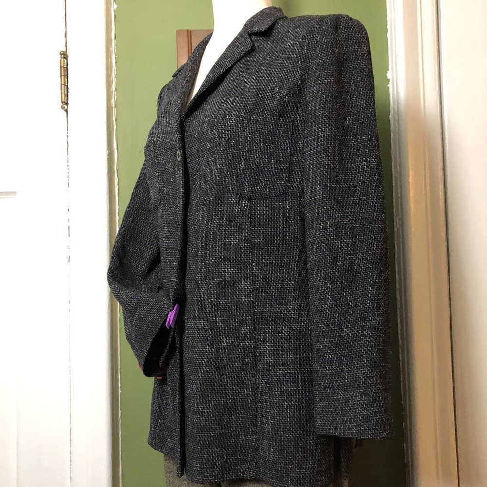black jacket blazer size 6 Lin Jour Ailleurs